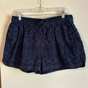 Vineyard Vines Women's Burnout Pull On Shorts - Burnout Deep Bay Large